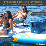 10' x 8' x 8" Inflatable Rec Mesh Dock