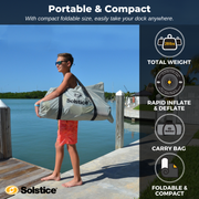 8' x 5' x 6" Inflatable Dock AVAILABLE ON AMAZON