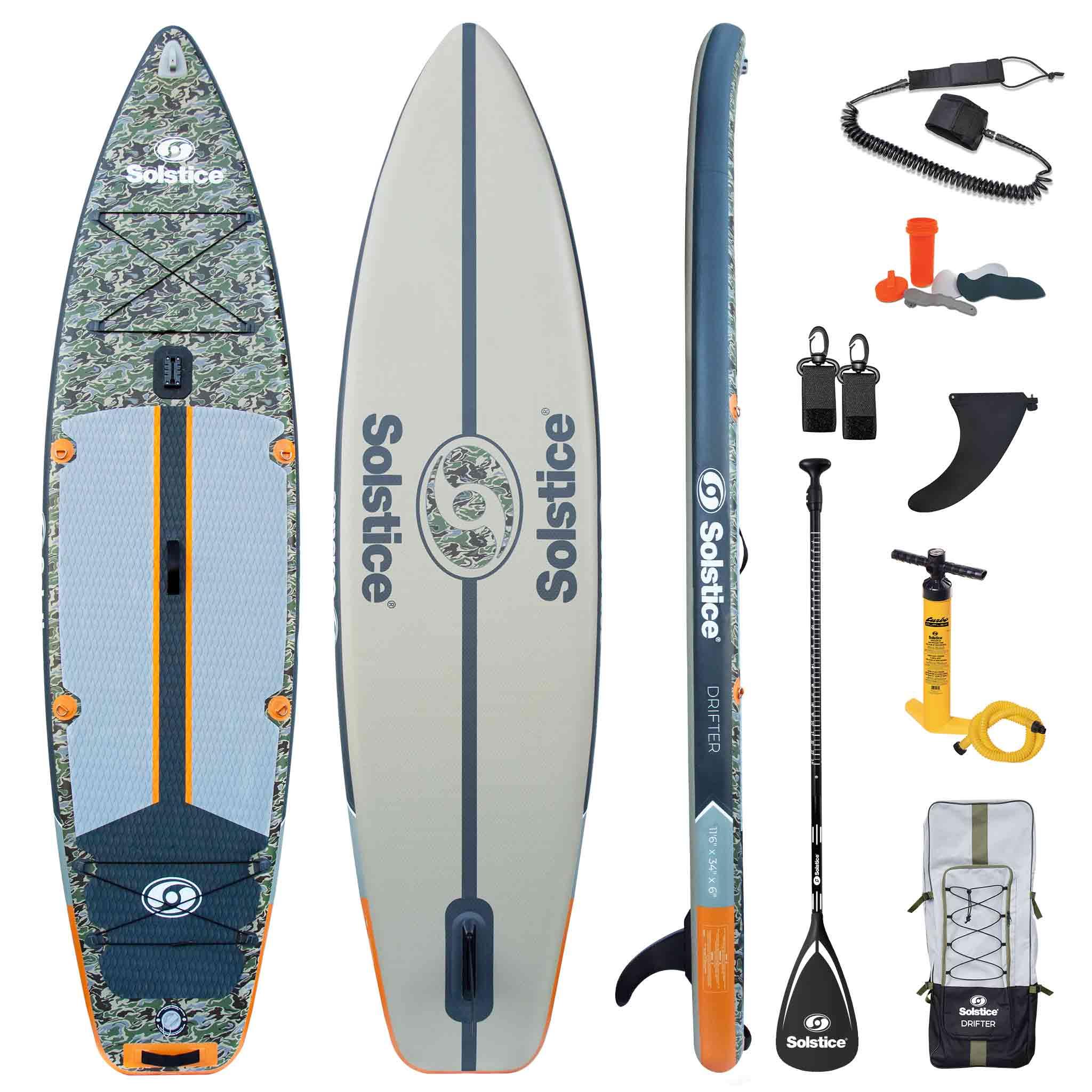 Drifter Inflatable SUP Kit 11'6" - Solstice Watersports