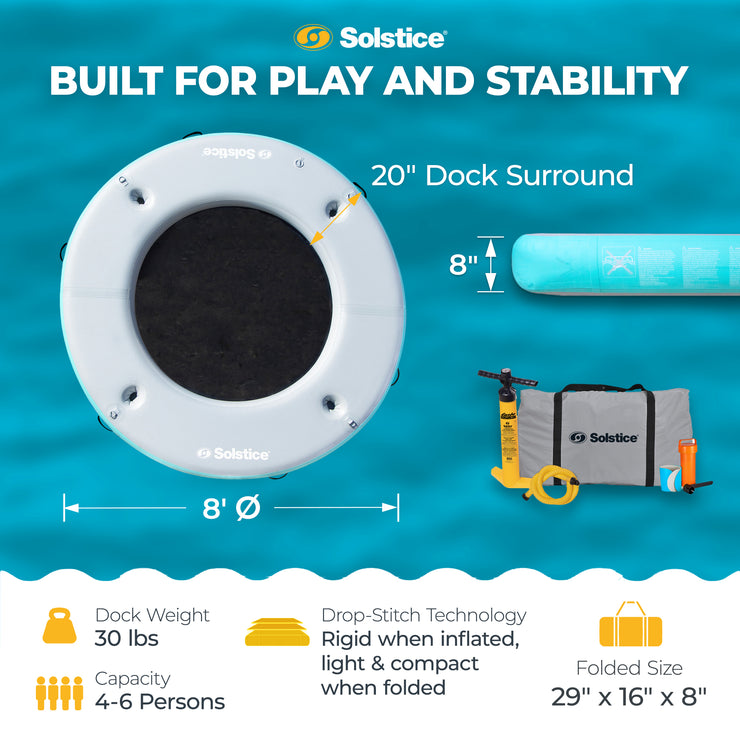 Inflatable Circular Mesh Dock – Multiple Sizes