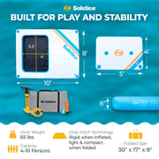 10' x 8' x 8" Inflatable Rec Mesh Dock