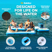 10' x 8' x 8" Inflatable Rec Mesh Dock