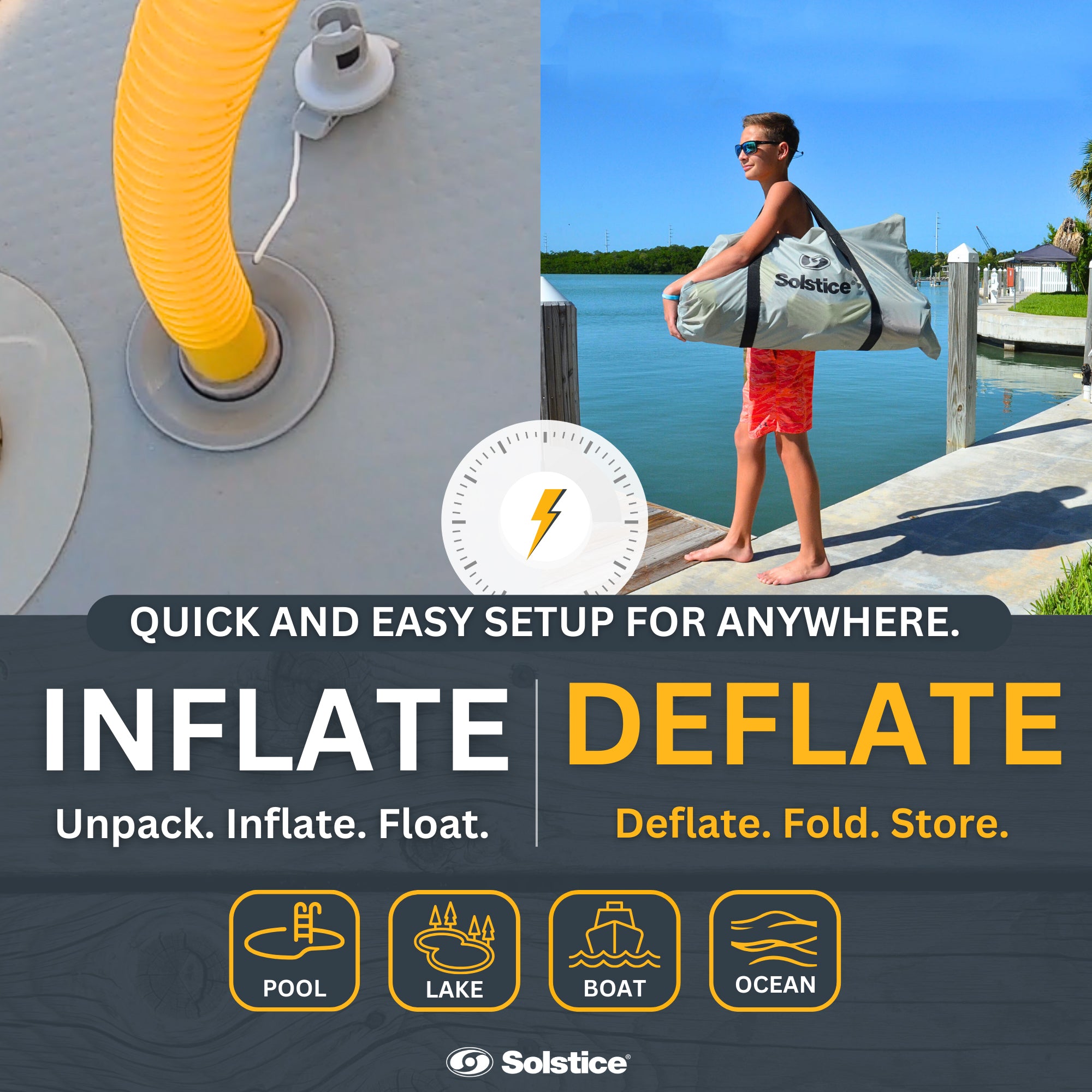Inflatable Dock – Multiple Sizes