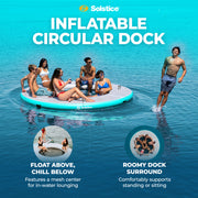 10' Inflatable Circular Mesh Dock