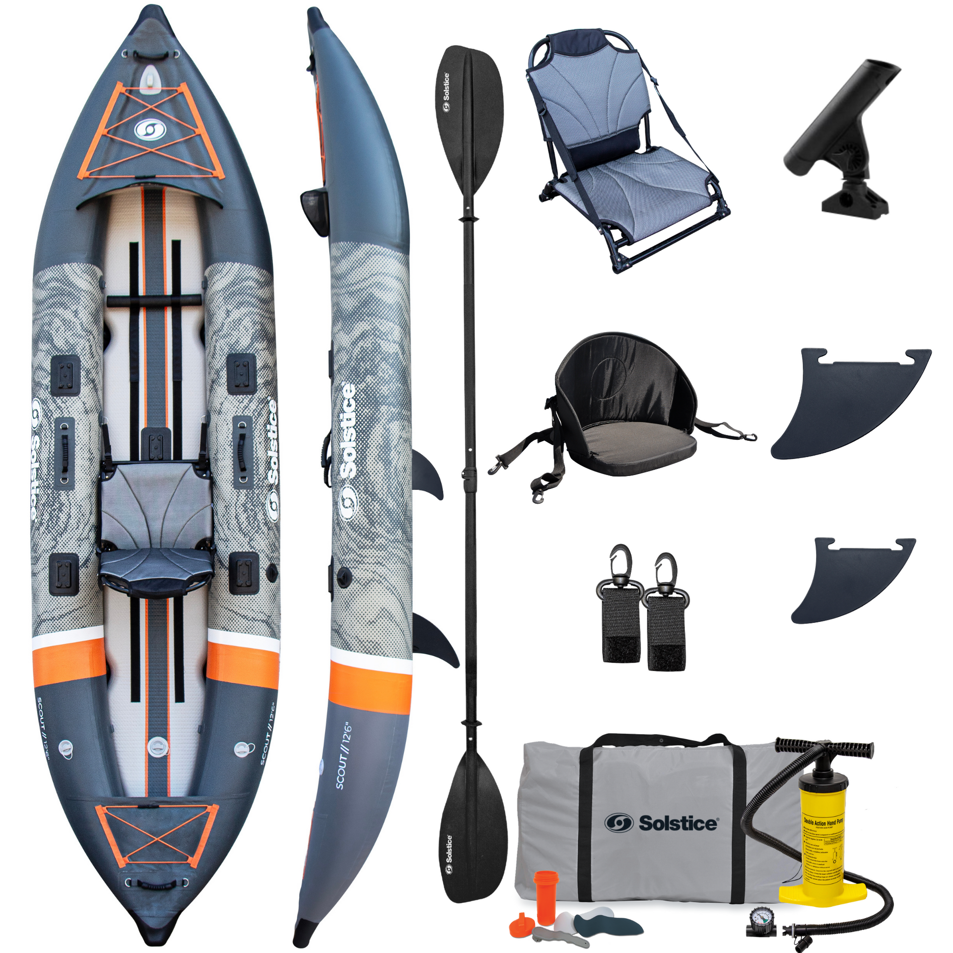 Inflatable Fishing Kayak 12'6