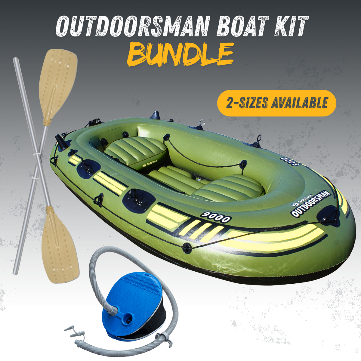 Outdoorsman Complete Kit - Inflatable Fishing Boat