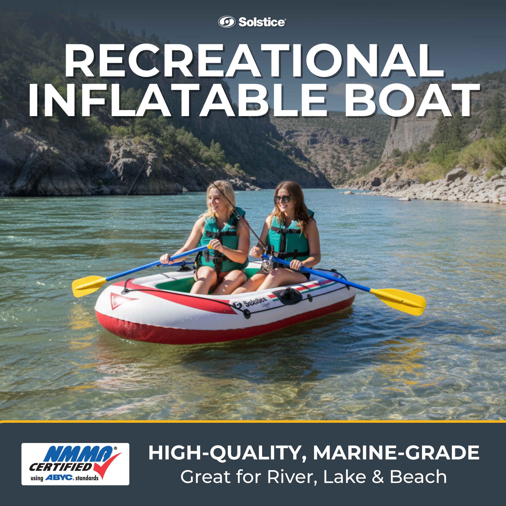 Voyager Inflatable Fishing Boat (2-6 Person)