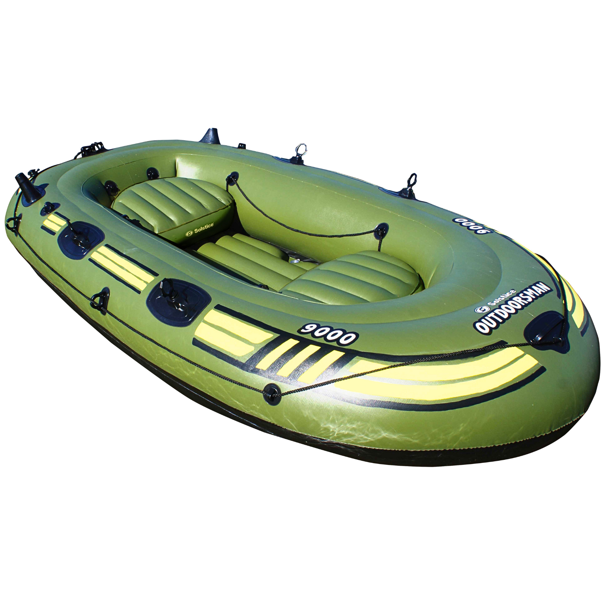 Solstice Outdoorsman inflatable fishing boat included in the Outdoorsman Complete Kit
