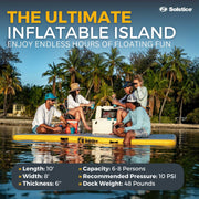10' x 8' x 6" Inflatable Dock
