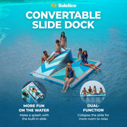 10' x 8' x 6" Inflatable Convertible Slide Dock