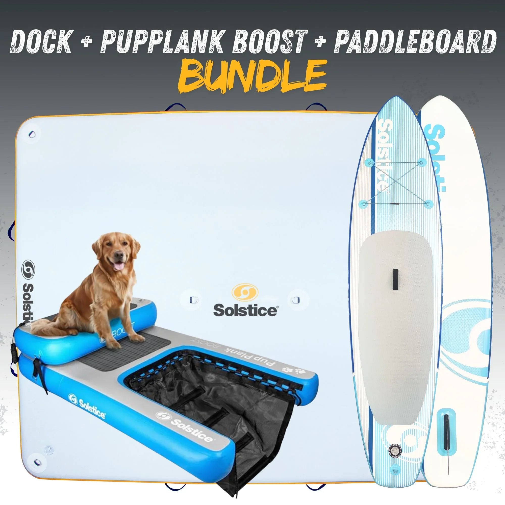Solstice Watersports Bundles - Save on Docks, Paddle Boards & Pup Plan
