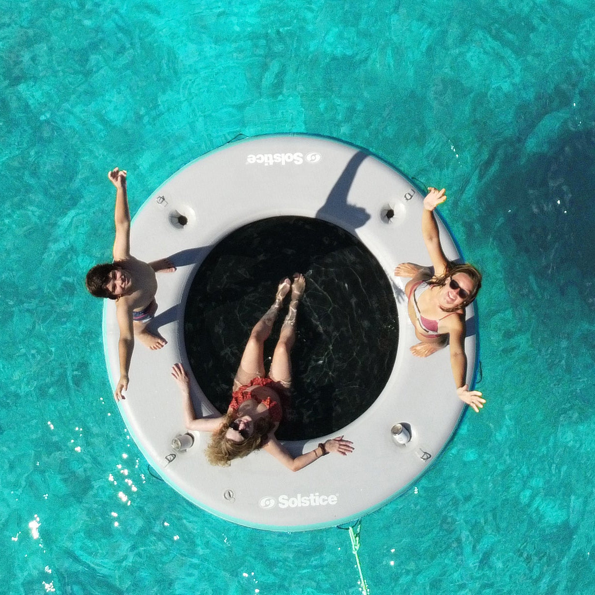 Inflatable Circular Mesh Docks