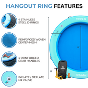 8' Mesh Hangout Ring