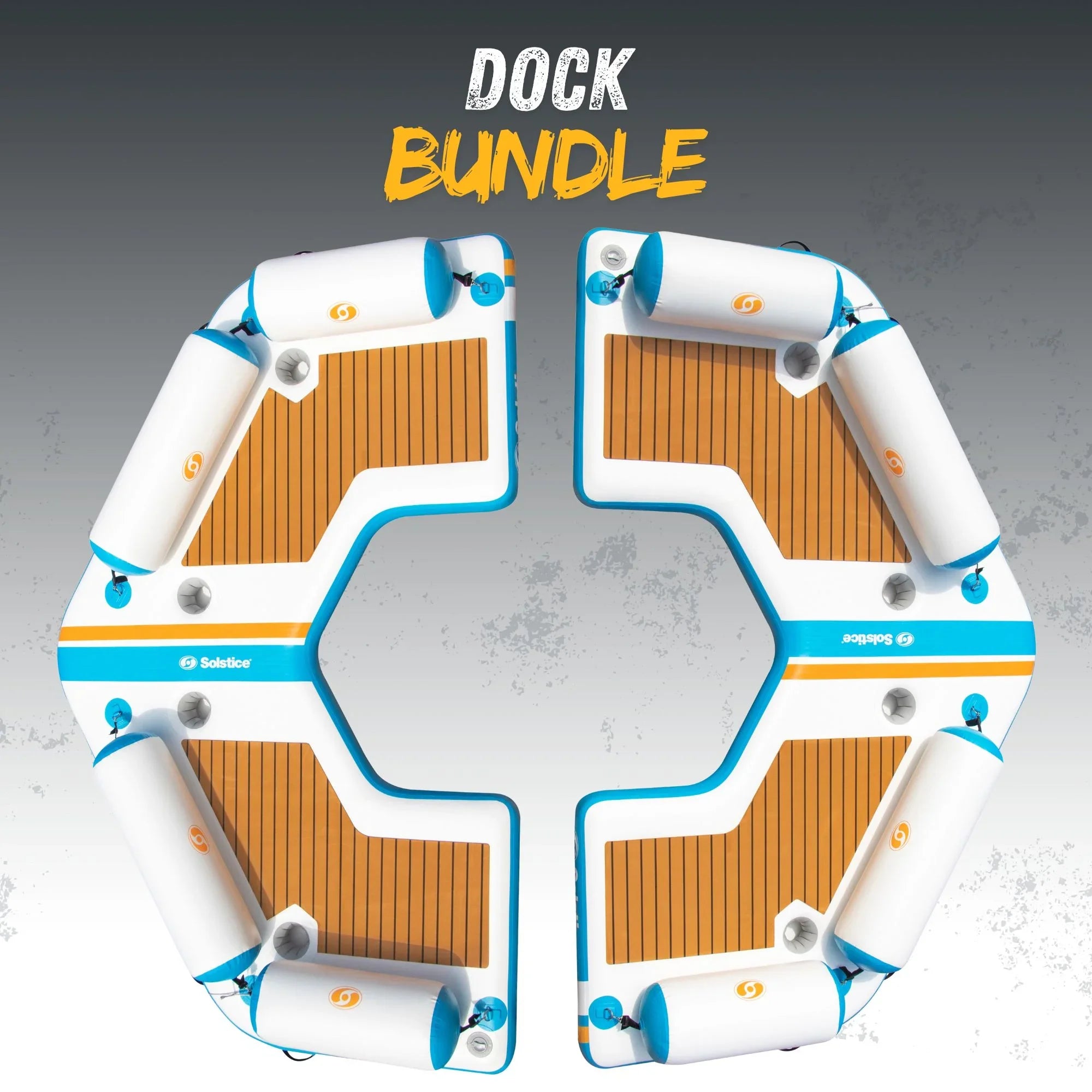 C-Dock Complete Set | Two Inflatable C-Docks | Solstice Watersports