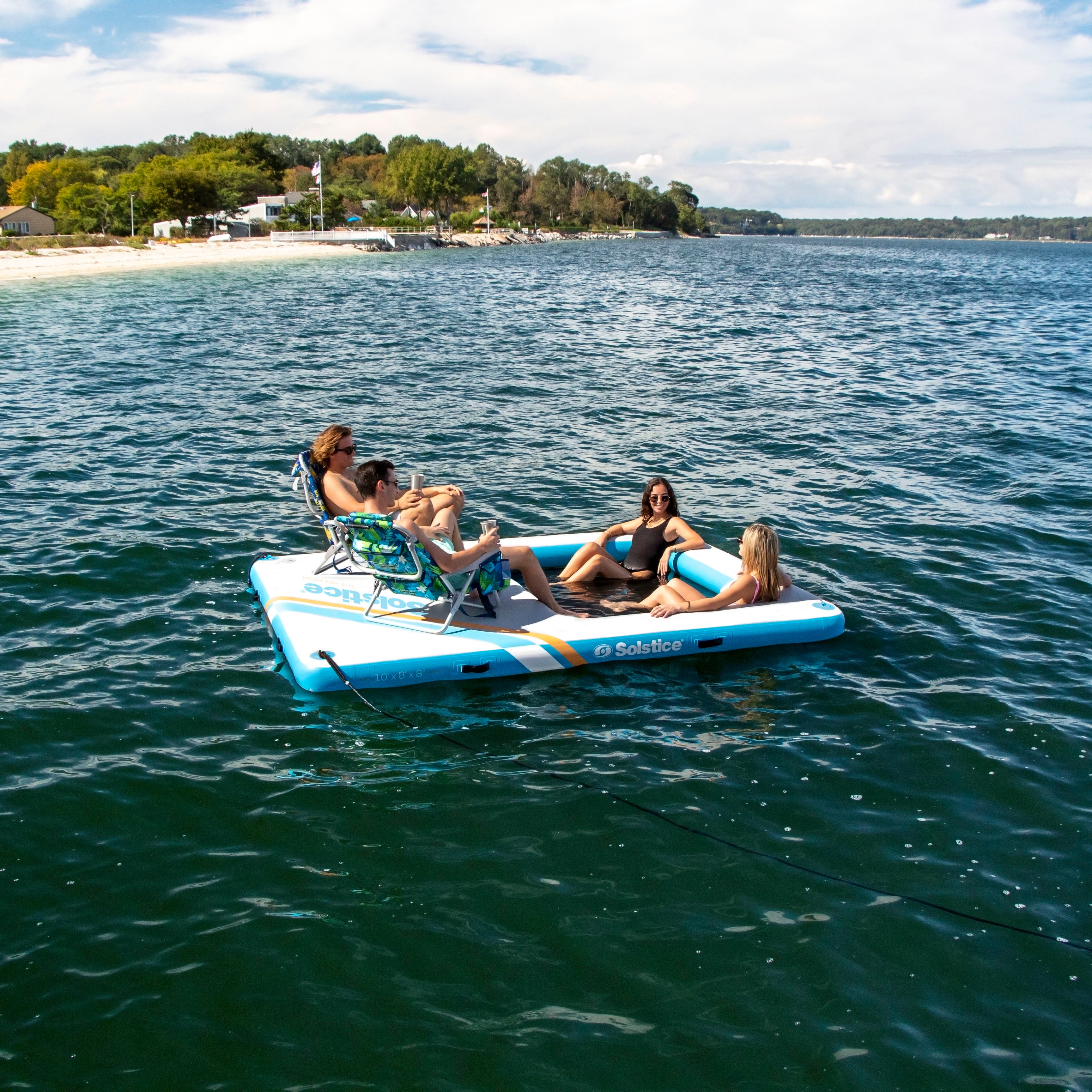 10' x 8' x 8" Inflatable Rec Mesh Dock