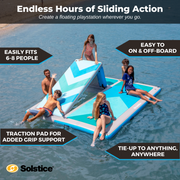 10' x 8' x 6" Inflatable Convertible Slide Dock