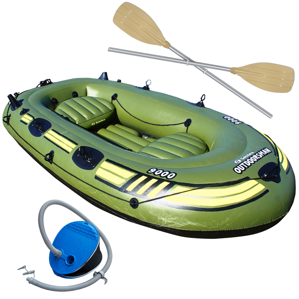 Outdoorsman Complete Kit - Inflatable Fishing Boat