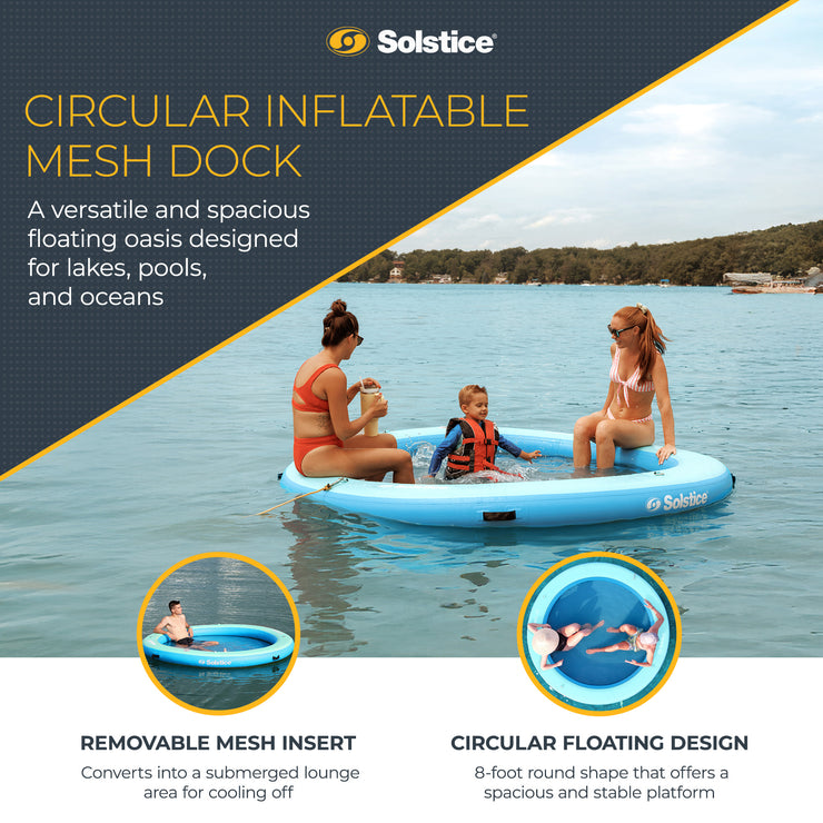 Inflatable Circular Mesh Dock – Multiple Sizes