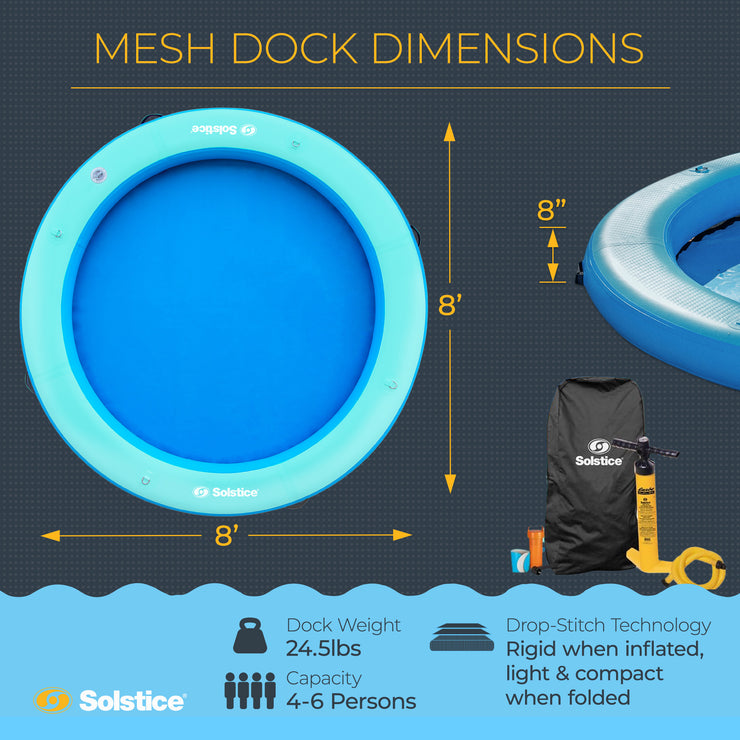 Inflatable Circular Mesh Dock – Multiple Sizes