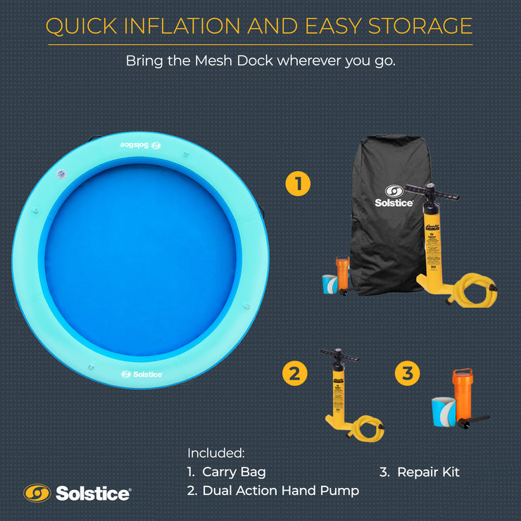 Inflatable Circular Mesh Dock – Multiple Sizes