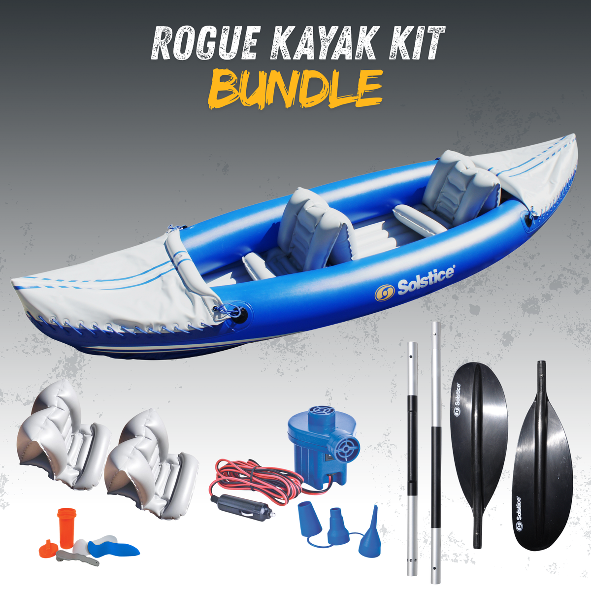 Rogue Inflatable Kayak Complete Kit 10'6"