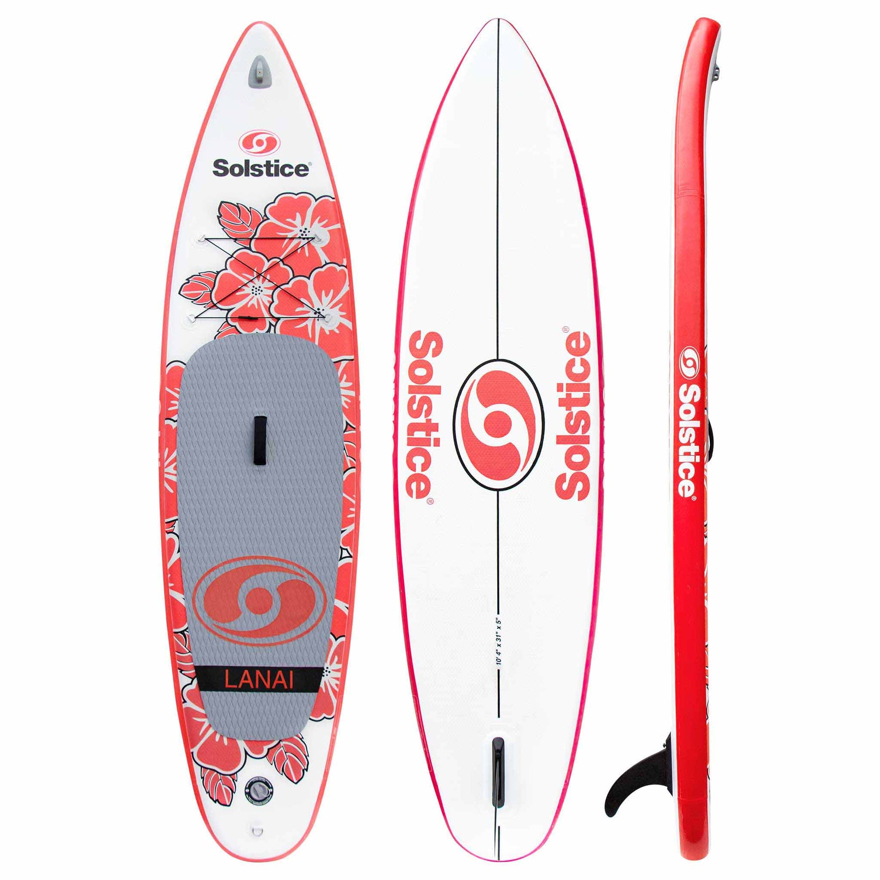 Solstice Watersports Lanai Inflatable Stand Up Paddleboard 10'4