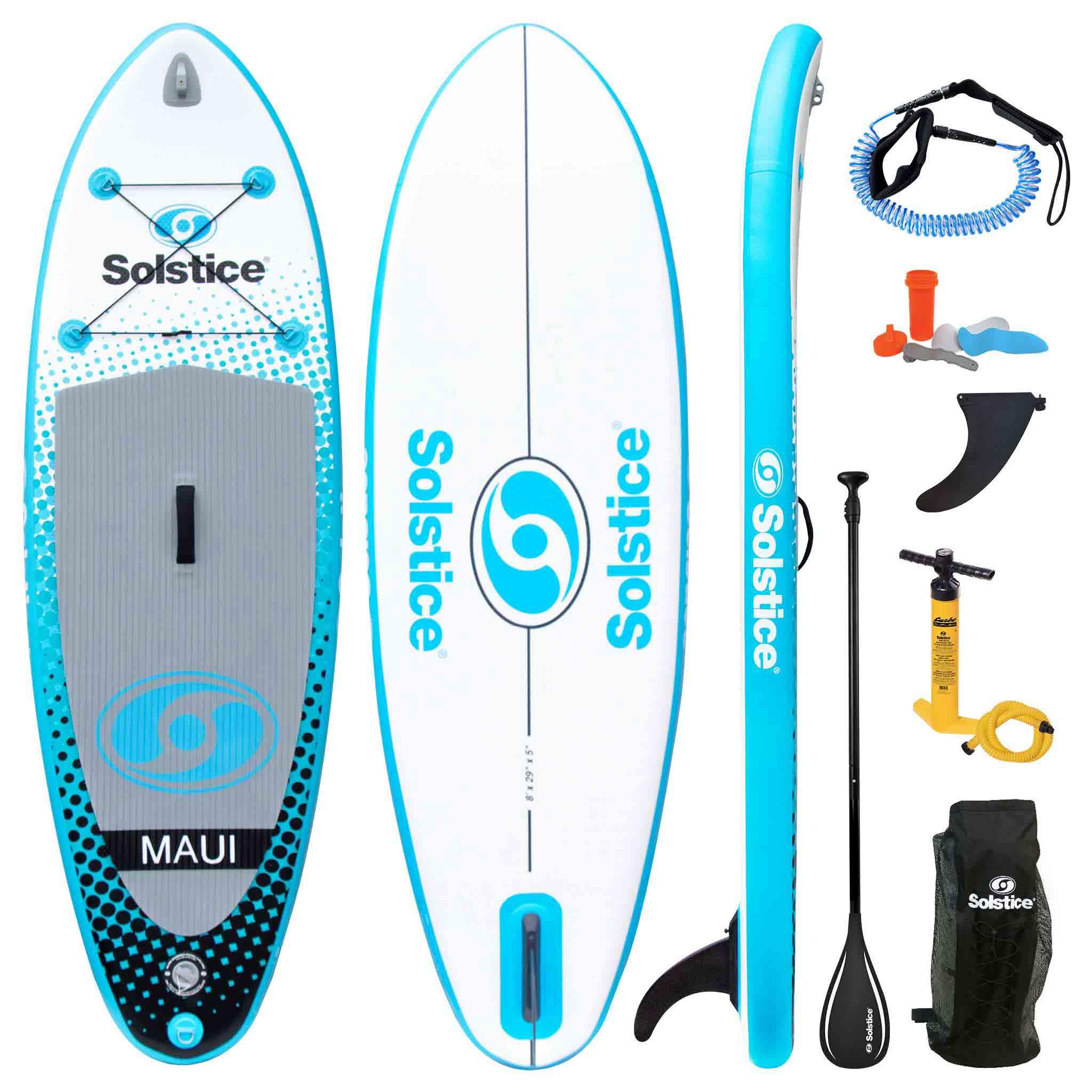 Solstice Watersports 8' Maui Youth Inflatable Stand Up Paddleboard